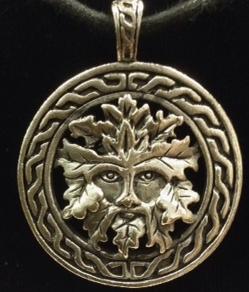 Green man necklace deals