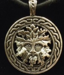 Green Man Necklace