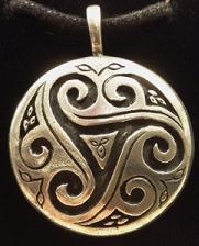 Triskele Shield Necklace